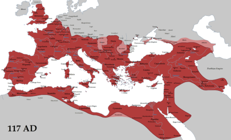 [img] Imperium Romawi di tahun 117 M